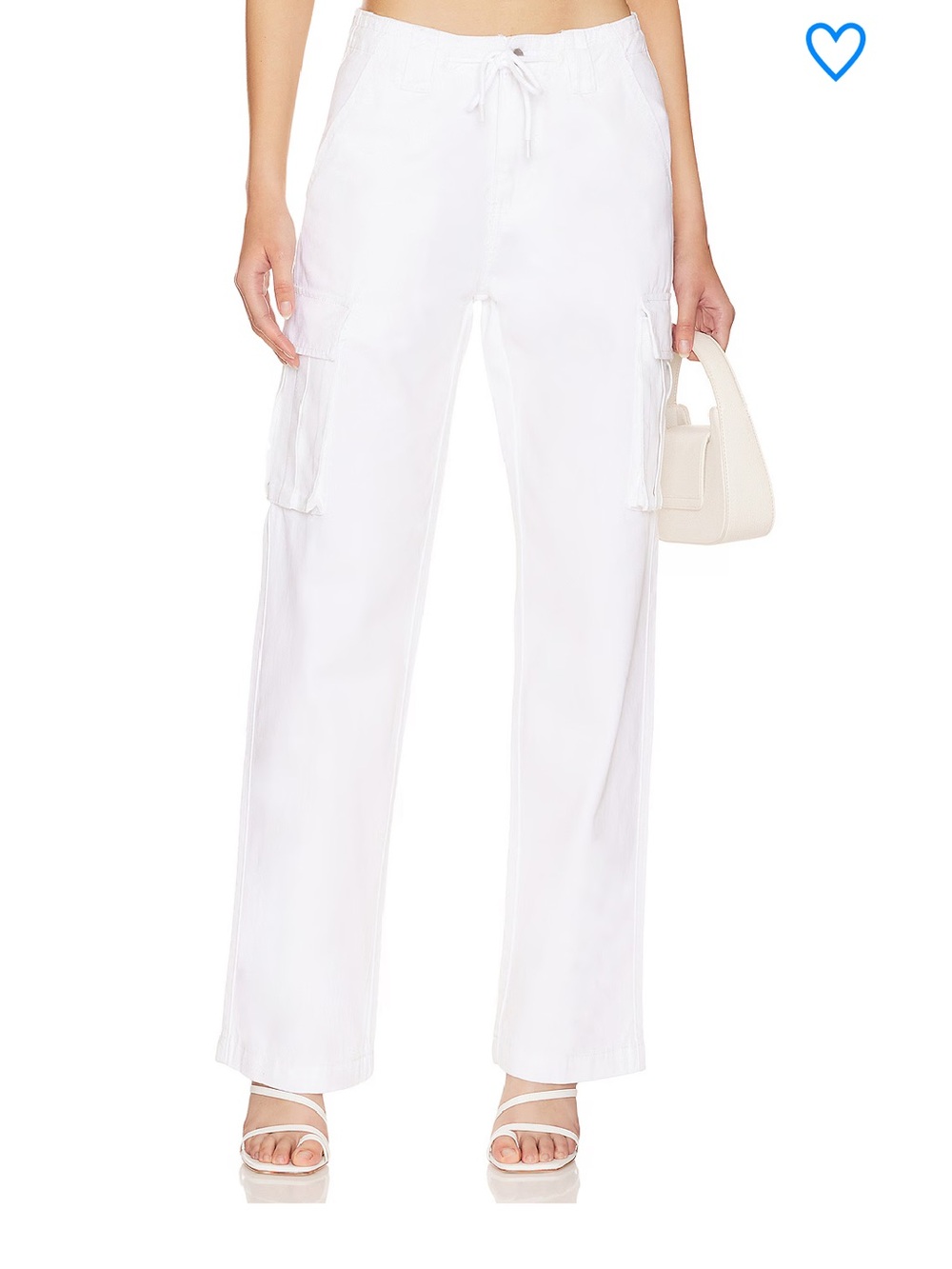 Superdown Bobbi White Cargo Pants